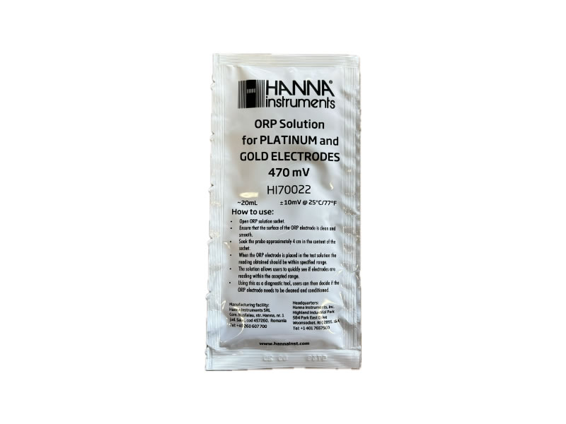 Solution tampon REDOX 470MV Sachet 20ml